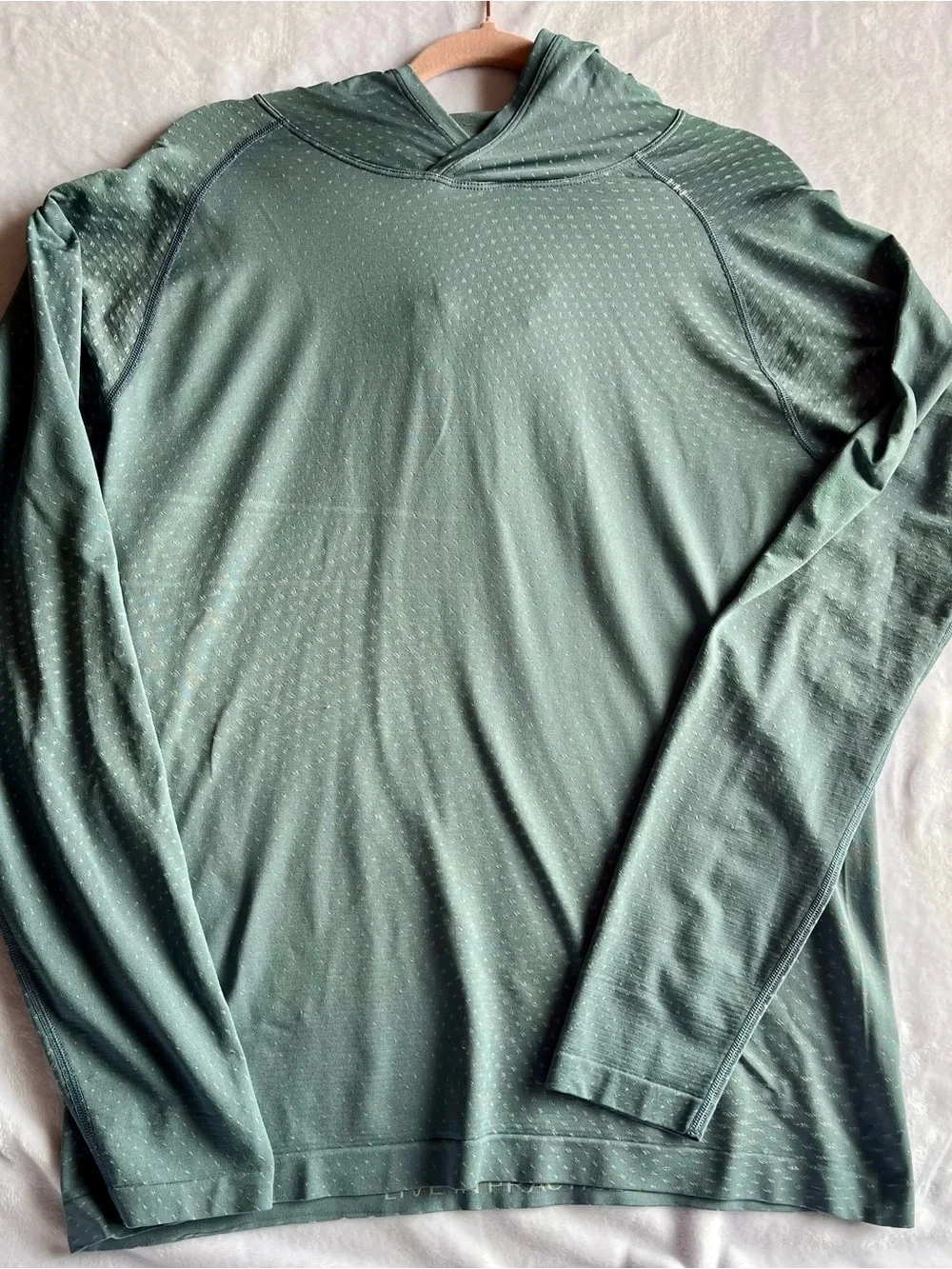 lululemon athletica Men's Lightweight Hooded Long-Sleeve Pullover in Teal-Medium